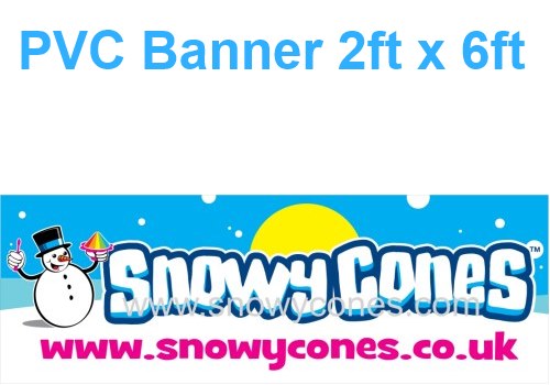 PVC Banner 2ft x 6 ft